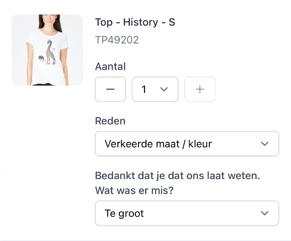 Laat klanten hun retouren aanmelden via je eigen gepersonaliseerde retourportaal